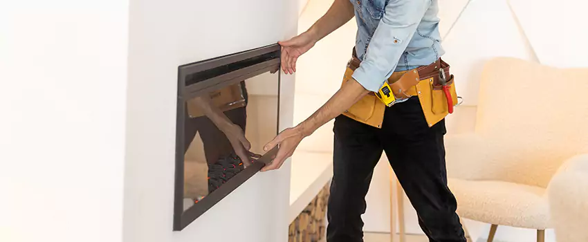 Metal Fireplace Installation in Sun City West, Arizona