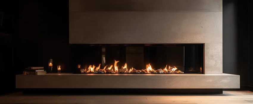 Gas Fireplace Ember Bed Design Services in Sun City West, Arizona