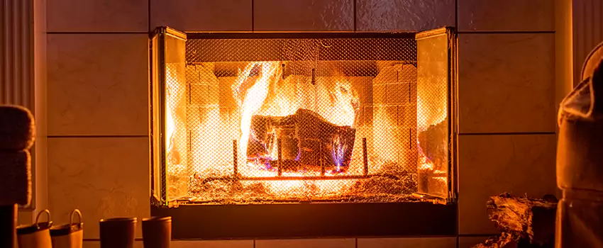 Mendota Hearth Landscape Fireplace Installation in Sun City West, Arizona