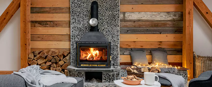 Thelin Hearth Products Direct Vent Gas Stove Fireplace Inspection in Sun City West, Arizona
